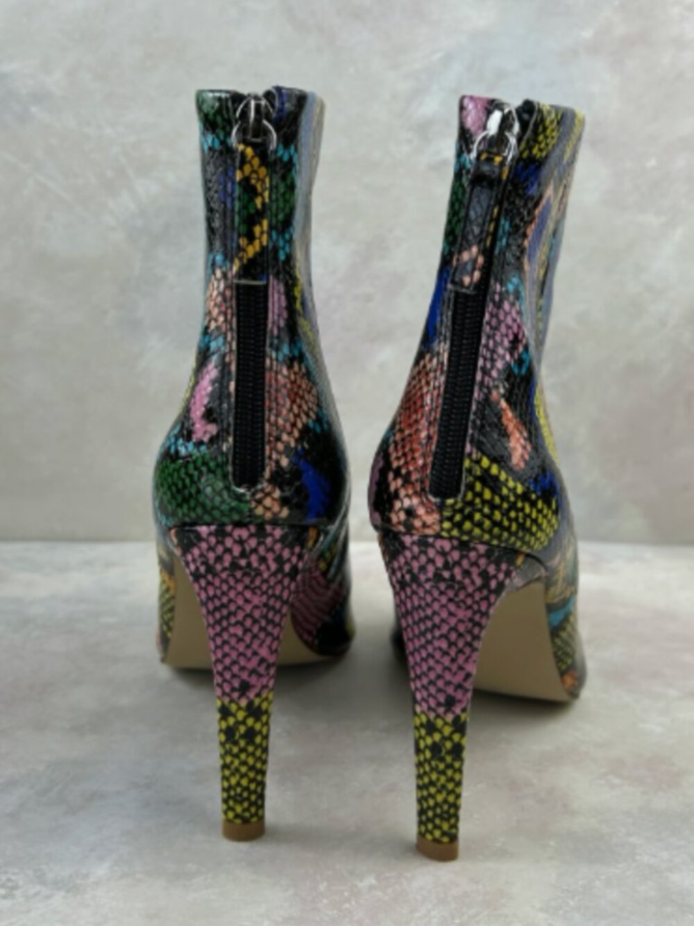 Steve Madden HALENA BRIGHT MULTI booties size 11 - Picture 4 of 4